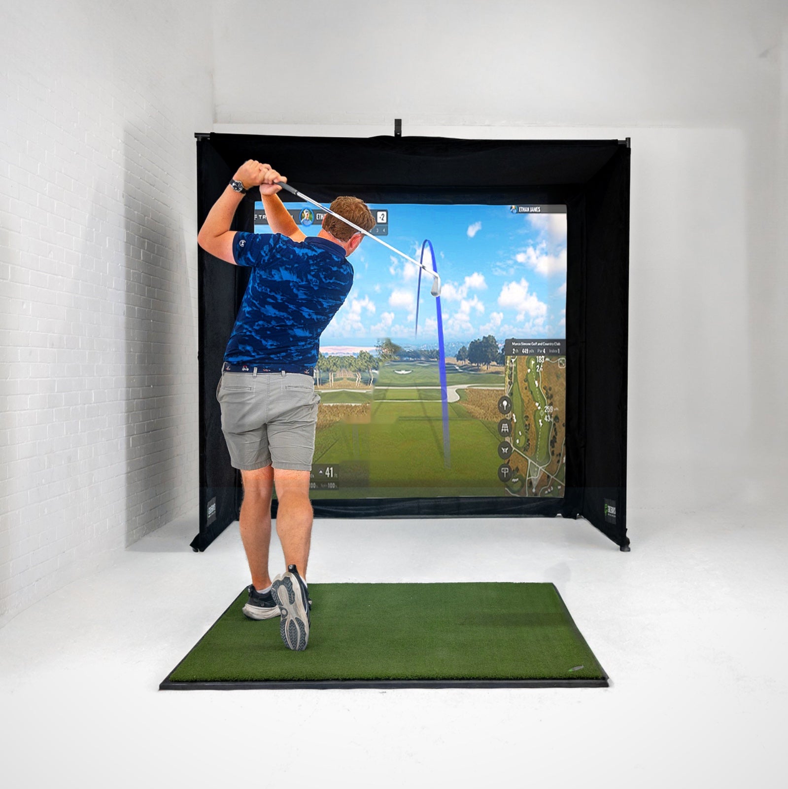 Enceinte pour simulateur de golf SimBox - 7 tailles
